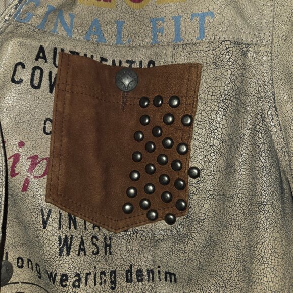 Double D Ranch Range Rider Leather Jacket Woman's Size XL - Picture 5 of 12